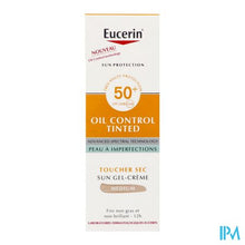 Load image into Gallery viewer, Eucerin Sun Protection Oil Tinted Med Spf50+ 50ml