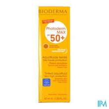 Afbeelding in Gallery-weergave laden, Bioderma Photoderm Max Aquafluide Spf50+ Dore 40ml