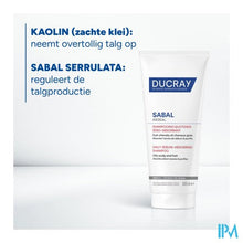 Load image into Gallery viewer, Ducray Sabal Argeal Dag. Sh Talgabsorberende 200ml