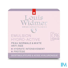 Afbeelding in Gallery-weergave laden, Widmer Dag Hydro-active Emulsie N/parf Pot 50ml