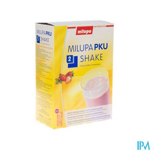 Afbeelding in Gallery-weergave laden, Milupa Pku 2 Shake Aardbei Zakje 10x50g
