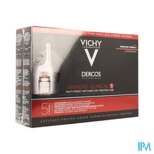 Load image into Gallery viewer, Vichy Dercos Aminexil Clinical 5 Men Amp 21x6ml