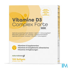Afbeelding in Gallery-weergave laden, Vitamine D Complex Forte 1000ui 120 Natural Energy