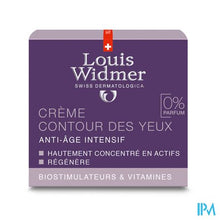 Afbeelding in Gallery-weergave laden, Widmer Iaa Creme Oogomtrek N/parf 30ml