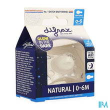 Afbeelding in Gallery-weergave laden, Difrax Fopspeen Natural 0-6m Nacht