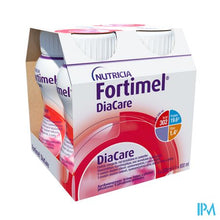Load image into Gallery viewer, Fortimel DiaCare aardbeiensmaak 4x200ml