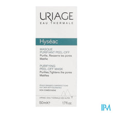 Afbeelding in Gallery-weergave laden, Uriage Hyseac Zuiverende Peel-off Masker 50ml