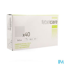 Afbeelding in Gallery-weergave laden, Febelcare Med1 Steriele Gaaskompres 5,0x5,0cm 40x1