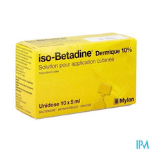 Afbeelding in Gallery-weergave laden, Iso Betadine Derm 10% Unidose Fl 10x5ml