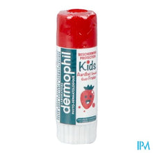 Load image into Gallery viewer, Dermophil Berscherming Lippen Kids Aardbei Stick4g
