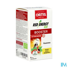 Afbeelding in Gallery-weergave laden, Ortis Red Energy Citron Gingembre Bio Shots 4x15ml
