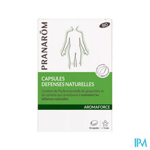 Afbeelding in Gallery-weergave laden, Pranarom Aromaforce Bio Natuur.weerstand Caps 30