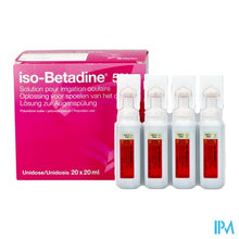 Afbeelding in Gallery-weergave laden, Iso Betadine Sol Oculaire-spoelen Oog 20udx20ml 5%