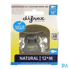 Load image into Gallery viewer, Difrax Fopspeen Natural 12m+