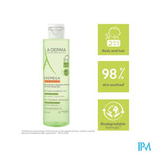 Load image into Gallery viewer, Aderma Exomega Control Reinigingsgel 2in1 200ml