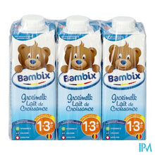 Afbeelding in Gallery-weergave laden, Bambix Groeimelk Natuur 1-3j 3x250ml