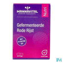 Afbeelding in Gallery-weergave laden, Mannavital Gefermenteerde Rode Rijst V-caps 60
