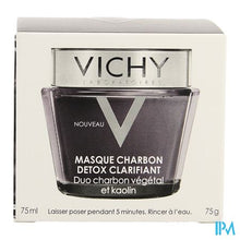 Load image into Gallery viewer, Vichy Pt Masker Houtskool Detox 75ml
