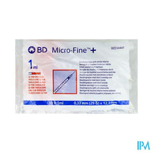Afbeelding in Gallery-weergave laden, Microfine Ins.spuit 1ml 29g 12,7mm10 324827
