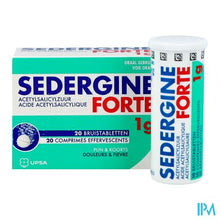 Afbeelding in Gallery-weergave laden, Sedergine Forte 1g Bruistabletten 20