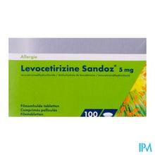 Afbeelding in Gallery-weergave laden, Levocetirizine Sandoz 5mg Comp Enrob.100 X 5mg