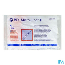 Afbeelding in Gallery-weergave laden, Microfine Ins.spuit 1ml 29g 12,7mm10 324827