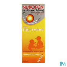 Afbeelding in Gallery-weergave laden, Nurofen Kind Sinaas Susp Suikervrij 200ml