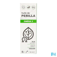 Afbeelding in Gallery-weergave laden, Soria Perilla Olie Omega 3 Vegan 50ml