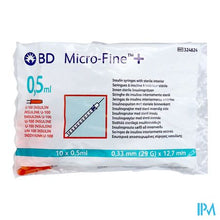 Afbeelding in Gallery-weergave laden, Microfine Ins.spuit 0,5ml 29g 12,7mm 10 324824