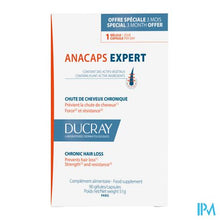 Charger l'image dans la galerie, Ducray Anacaps Expert Progres. Haarutival Caps 90