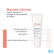 Afbeelding in Gallery-weergave laden, Avene Cicalfate Herstellende Lipbalsem 10ml Nf