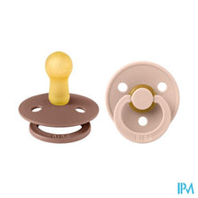 Afbeelding in Gallery-weergave laden, Bibs 2 Fopspeen Duo Woodchuck Blush