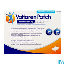 Load image into Gallery viewer, Voltaren Patch 140mg Once Daily Pleister 5