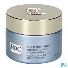 Afbeelding in Gallery-weergave laden, Roc Multi Correxion Even Tone+lift Nachtcreme 50ml