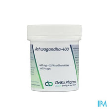 Load image into Gallery viewer, Ashwagandha 400 V-caps 60 Deba