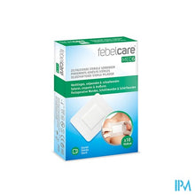 Load image into Gallery viewer, Febelcare Med6 Zelfkl.steriele Verband.10x8cm 10st