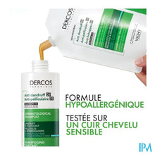 Afbeelding in Gallery-weergave laden, Vichy Dercos Sh A/roos Droog Haar Refill 390ml
