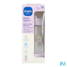 Load image into Gallery viewer, Mam Zuigfles Easy Start A/colic Matt Lila 260ml