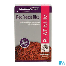 Afbeelding in Gallery-weergave laden, Mannavital Red Yeast Rice Platinium V-caps 60