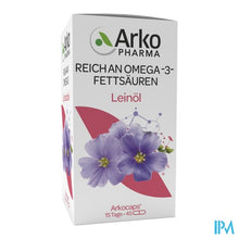 Afbeelding in Gallery-weergave laden, Arkocaps Lijnzaadolie 60