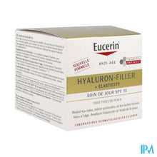 Load image into Gallery viewer, Eucerin Hyaluron Filler+elast. Dagcreme Ip15 50ml