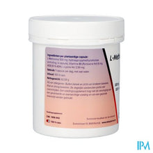 Afbeelding in Gallery-weergave laden, l-methionine +b6 Caps 100x500mg Deba