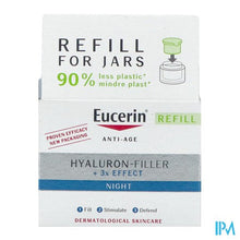 Load image into Gallery viewer, Eucerin Hyaluron-filler X3 Nachtcreme Navul. 50ml