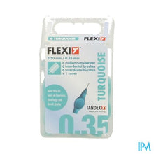 Load image into Gallery viewer, Flexi Turquoise Borsteltje Extra Micro Fine 6