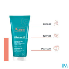 Afbeelding in Gallery-weergave laden, Avene Cleanance Reinigende Gel Tube 200ml