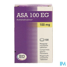 Afbeelding in Gallery-weergave laden, Asa 100 EG Tabl Maagsapresistent 100 X 100Mg Pot