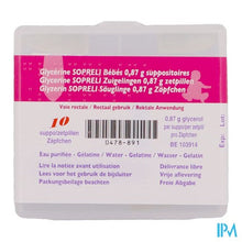 Afbeelding in Gallery-weergave laden, Glycerine suppo Sopreli zuigelingen 10