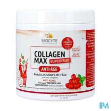 Afbeelding in Gallery-weergave laden, Biocyte Collagen Max Superfruits Pdr Pot 260g