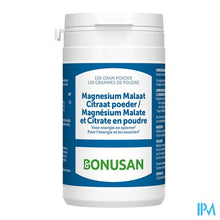 Load image into Gallery viewer, Magnesium Malaat Citraat Poeder 130g Bonusan