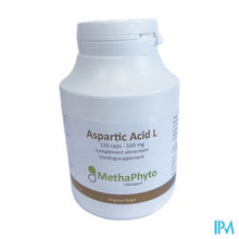 Load image into Gallery viewer, Aspartic Acid l 500mg Hdg Caps 120